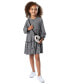 Little Girls Knit Dress with Bag