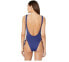 The Bikini Lab Women's 248267 Solids Lace Up High Leg One-piece Swimsuit Size M