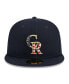 Men's Navy Colorado Rockies 2023 Fourth of July 59FIFTY Fitted Hat