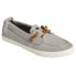 Sperry Lounge Away 2 Linen Slip On Boat Womens Grey Flats Casual STS87645