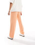 ASOS DESIGN smart vintage flare trousers in orange