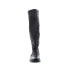 A.S.98 Tye 516338-201 Womens Black Leather Zipper Knee High Boots 6