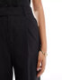 Mango co-ord dad trousers in black