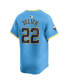 Men's Christian Yelich Powder Blue Milwaukee Brewers City Connect Limited Player Jersey