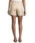 FRAME womens 151662 Trench High-Rise Cotton Skort, Khaki sz 6