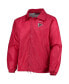 Men's Red Atlanta Falcons Coaches Classic Raglan Full-Snap Windbreaker Jacket