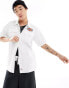 Dickies clintondale shirt with pockets in white