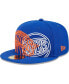 Men's Blue New York Knicks Game Day Hollow Logo Mashup 59FIFTY Fitted Hat