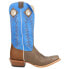 Justin Boots Ranker 13" Wide Square Toe Cowboy Mens Blue, Brown Casual Boots JP