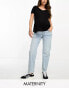 Cotton:On Maternity strechy straight jeans in blue