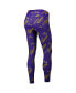 Women's Purple Baltimore Ravens Breakthrough Allover Print Leggings