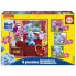 EDUCA BORRAS Puzzles Progresivos Las Pistas De Blue 12-16-20-25 Pieces Wooden Puzzle