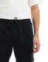 ASOS DESIGN 2 pack slim chino shorts in black and grey save