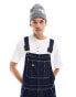 Dickies classic denim dungarees in dark blue