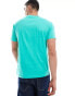 GANT shield logo embroid t-shirt in mint green