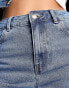 New Look mom jeans in stonewash blue