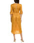 Auguste Francie Midi Dress Women's Yellow Xxs