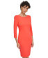 Women's 3/4-Sleeve Sheath Dress