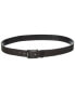 Ted Baker Conaby Printed Leather Belt Men's Black 40