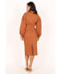 Coco Long Sleeve Midi Women's Dress