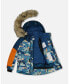 Toddler Boys Two Piece Snowsuit Majolica Blue Printed Glaciers - Toddler|Child