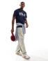 Polo Ralph Lauren varsity logo t-shirt classic oversized fit in navy