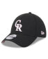 Men's Black Colorado Rockies 2024 Mother's Day 39THIRTY Flex Hat