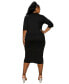 Plus Size Mona Midi Dress