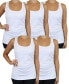 Women's Moisture Wicking Racerback Tanks-5 Pack