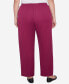 Plus Size Wine Country Classic Faux Suede Slant Pocket Short Length Pant