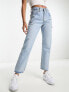 Levi's 501 crop jean in light blue wash