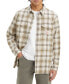 Men's Worker Relaxed-Fit Plaid Button-Down Shirt, Created for Macy's