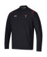 Men's Black Texas Tech Red Raiders 2021 Sideline Motivate Quarter-Zip Jacket