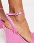 ALDO Nuala curved wedge sandals in pink