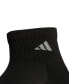 Men's Cushioned Quarter Extended Size Socks, 6-Pack