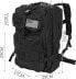 Plecak turystyczny Iso Trade Survival XL 38 l Czarny