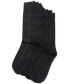 Calvin Klein men's Crew Length Microfiber Dress Socks, Assorted Patterns, Pack of 4