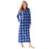 Plus Size Plush Zip-Front Robe