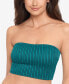 Salt + Cove 282480 Juniors Don't Mesh With Me Tube Top Midkini Swimsuit, Size M