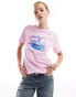 Napapijri Yukon t-shirt in pastel pink