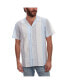 Men's Clothing Striped Linen Cotton Shirt