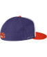 Men's White Clemson Tigers Aero True Baseball Performance Fitted Hat