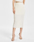 Women's Textured Midi Skirt, Created for Macy's