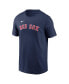 Nike Men's Rafael Devers Navy Boston Red Sox Fuse Name Number T-Shirt