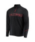 Men's Black Texas Tech Red Raiders Sideline Performance Lightweight Quarter-Zip Jacket