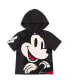 Toddler Boys Mickey Mouse Lion King Cars Monsters Inc. Hooded T-Shirt and French Terry Shorts Outfit Set to