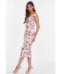 Women's Floral Bardot Midi Dress