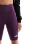 The North Face Flex logo legging shorts in purple