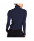 Regular Size Adult Women Washable Cashmere Turtleneck Long Sleeve T-Shirt