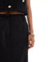 4th & Reckless tailored maxi skirt co-ord in black